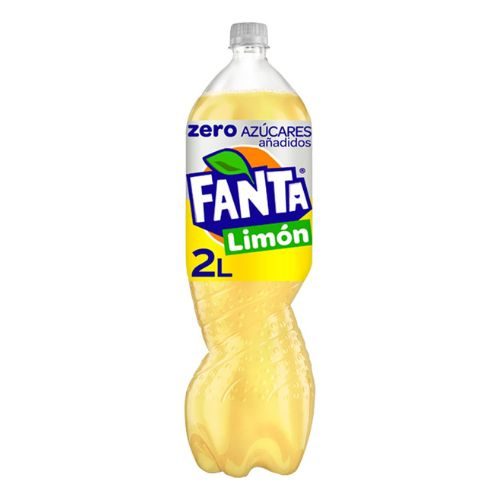 Pack 6 botellas Fanta de limón zero 2l