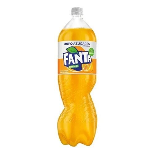 Pack 6 botellas Fanta de naranja zero 2l