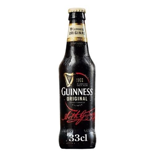 Botella de cerveza Guinness Original