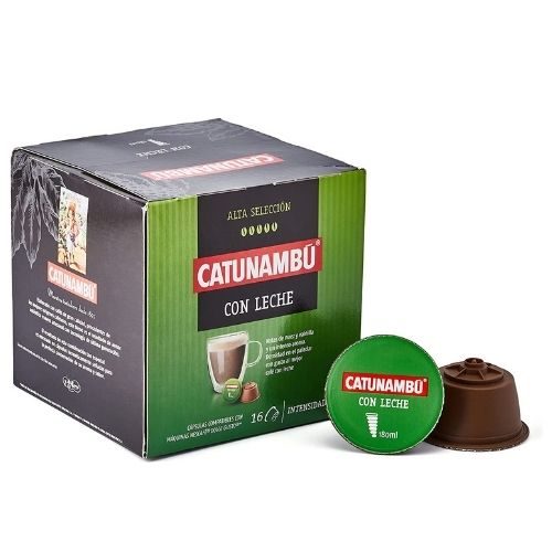 Caja de cápsulas Café con leche Catunambú