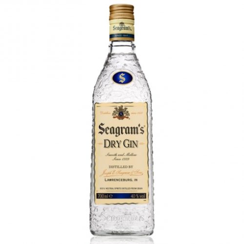 Botella de ginebra Seagram 70 cl