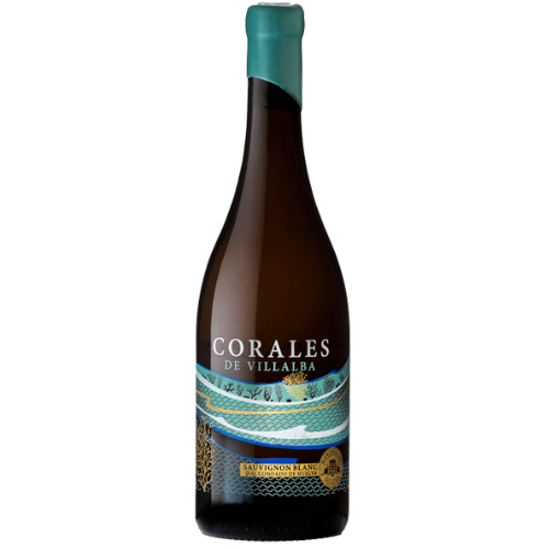 Botella vino blanco Corales de villalba