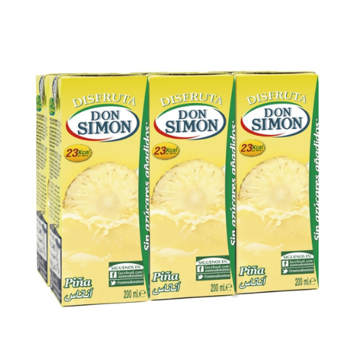 Pack de Don Simon Zumo de piña 6 uds