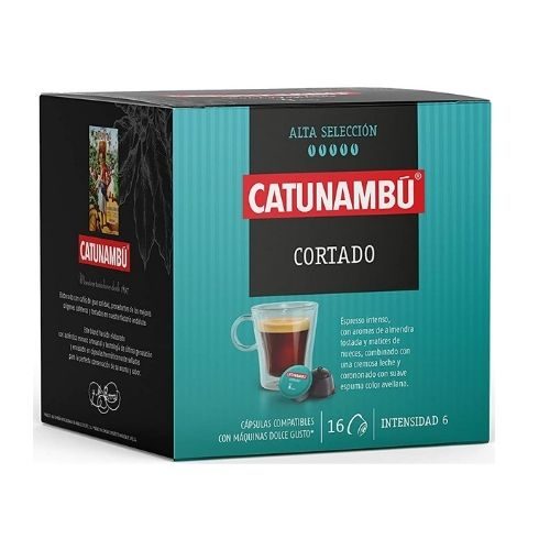 Caja de capsulas café cortado Catunambú